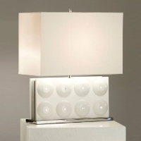 Trudy Reclining Table Lamp in White