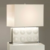 Trudy Reclining Table Lamp in White - NL-11782