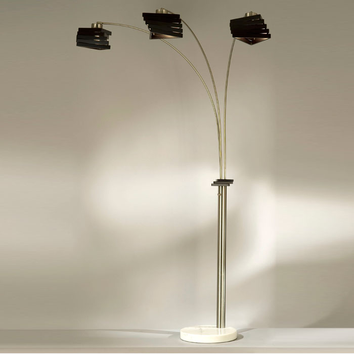 Torso 3-Light Arc Lamp 