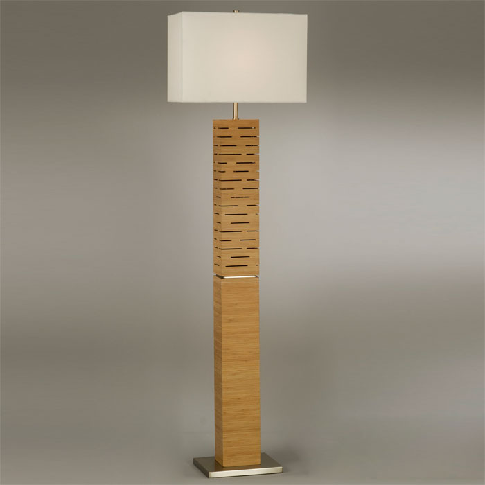 Rift Bamboo Floor Lamp 