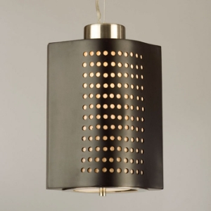 Squeeze Pendant in Dark Brown 