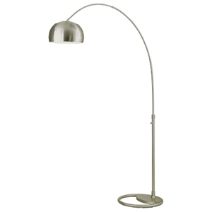 Cleo Light Arc with Dome Shade Floor Lamp 