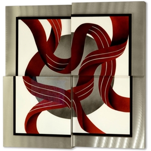 Square Ribbons Wall Graphic 
