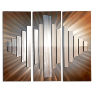 Sunburst City 3-Piece Wall Graphic 