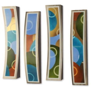 Curves 4-Piece Wall Graphic 