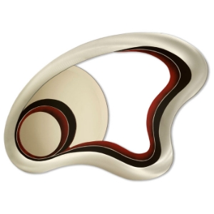 Origin Red and Black Wall Mirror 