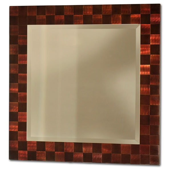 Root Beer Squared Wall Mirror 