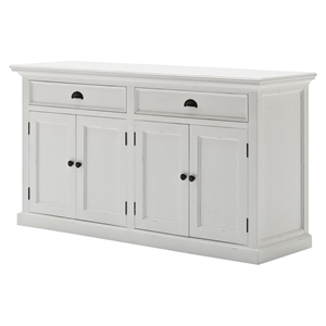 Halifax Classic Buffet Table - Pure White 
