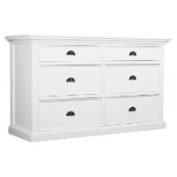 Halifax 6-Drawer Dresser - Pure White