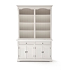 Provence Hutch Cabinet - Pure White - NSOLO-BCA595