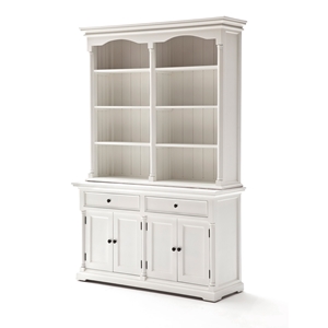 Provence Hutch Cabinet - Pure White 