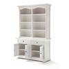 Provence Hutch Cabinet - Pure White - NSOLO-BCA595