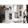 Halifax Storage Tower with Basket Set - Pure White - NSOLO-CA583