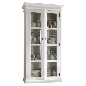 Halifax Double Vitrine - Pure White 