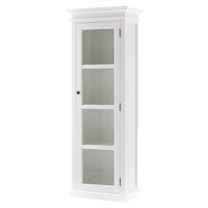 Halifax Single Vitrine - Pure White 