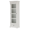 Provence Glass Cabinet - Pure White - NSOLO-CA606