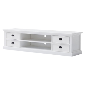 Halifax Large ETU with 4 Drawers - Pure White 