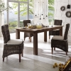 Wickerworks Morin Dining Chair with Cushion - Natural Gray (Set of 2) - NSOLO-CR14