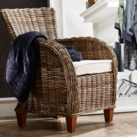Wickerworks Baroness Arm Chair - Seat Cushion (Set of 2)