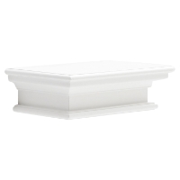Halifax Floating Short Wall Shelf - Pure White