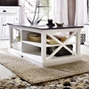 Halifax Contrast Rectangular Coffee Table - Pure White - NSOLO-T756CT
