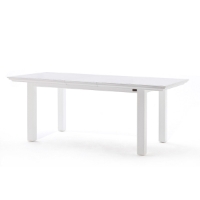 Halifax Extension Rectangular Table - Pure White