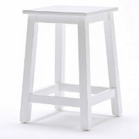Halifax Backless Stool - Pure White