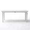 Provence 79" Rectangular Dining Table - Pure White - NSOLO-T783