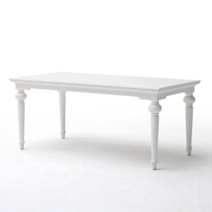 Provence 79" Rectangular Dining Table - Pure White 