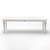 Provence 94" Rectangular Dining Table - Pure White - NSOLO-T784