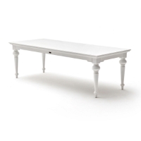 Provence 94" Rectangular Dining Table - Pure White