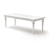 Provence 94" Rectangular Dining Table - Pure White - NSOLO-T784