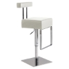 Aria Leather Piston Stool - NVO-HGAF12X-PS