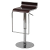 Nero Piston Swivel Stool - Adjustable, Wood Seat - NVO-HGGA13X-PS