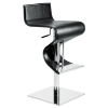 Portland Adjustable Swivel Piston Stool - Leather - NVO-HGAR1XX-PS