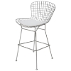 Wireback Chrome Counter Chair - NVO-HGGAXXX-CS
