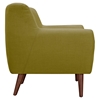 Ida Button Tufted Upholstery Armchair - Avocado Green - NYEK-223307