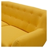 Ida Button Tufted Upholstery Sofa - Papaya Yellow - NYEK-223309