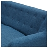 Ida Button Tufted Upholstery Loveseat- Stone Blue - NYEK-223318