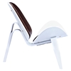 Shell Accent Chair - Aged Cognac - NYEK-224441