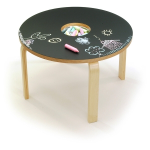 Woody Chalkboard Table 