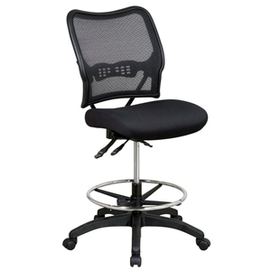 Space Seating 13 Series Deluxe Ergonomic Drafting Chair with AirGrid Back 