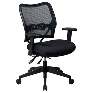 Space Seating 13 Series Deluxe Office Chair with Adjustable Arms 
