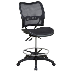 Space Seating 13 Series Deluxe Ergonomic AirGrid Drafting Chair 
