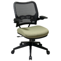 Space Seating 13 Series Deluxe AirGrid Back Office Chair with Cantilever Arms