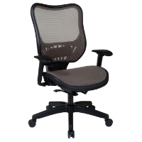 Space Seating 18 Series Latte AirGrid Seat and Back Executive Chair