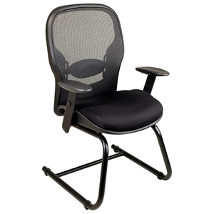 Space Seating 23 Series Professional Visitors Chair with Sled Base 