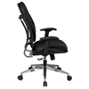 Space Seating 32 Series Manager's Chair with Polished Aluminum Finished Base - OSP-32-44P918P