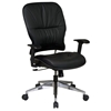 Space Seating 32 Series Manager's Chair with Polished Aluminum Finished Base - OSP-32-44P918P