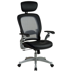 Space Seating 36 Series Professional AirGrid Office Chair with Adjustable Headrest 